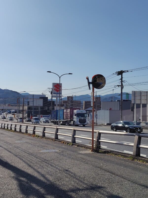 開善寺への道