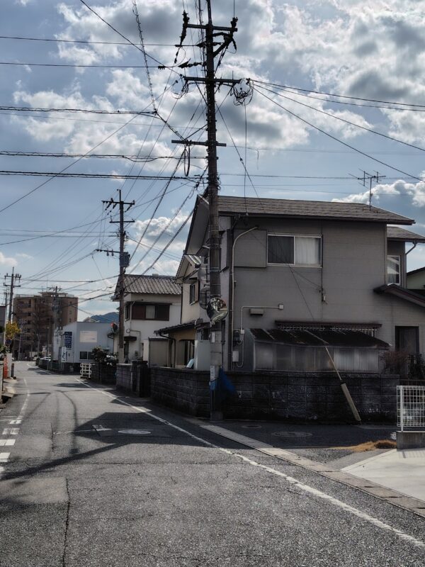 庚申谷踏切付近